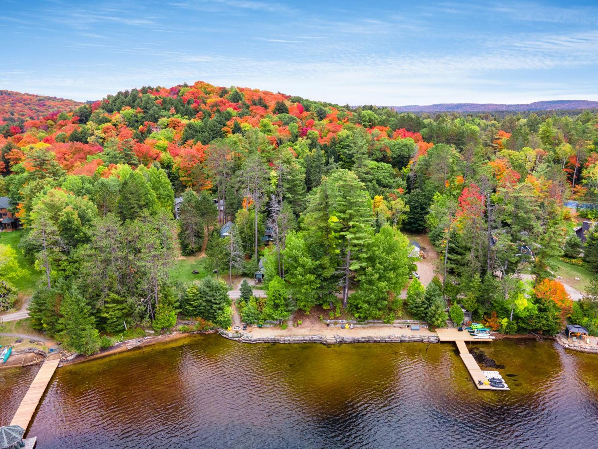 Muskoka Waterfront Retreat Villa Dwight Exteriör bild