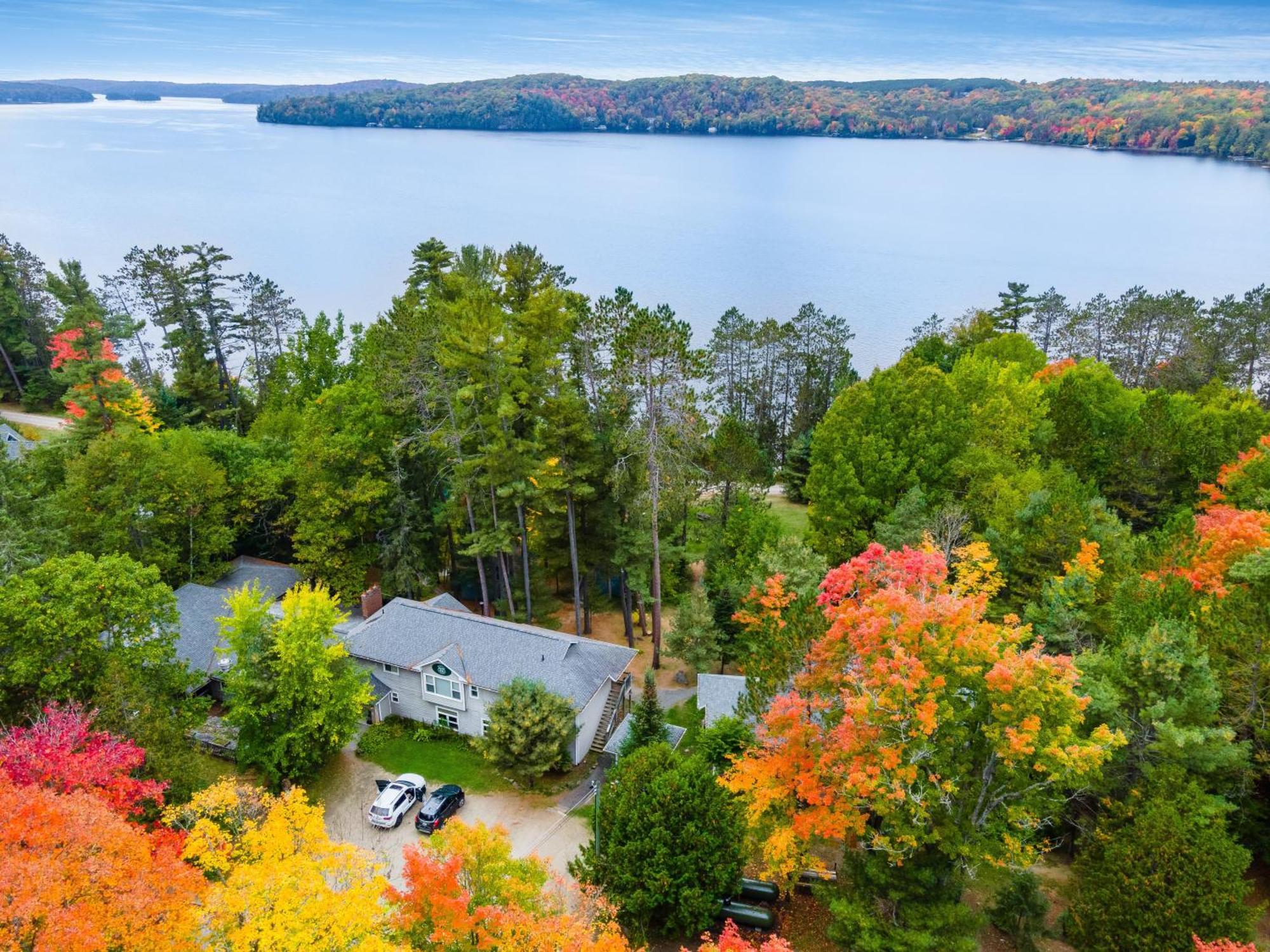 Muskoka Waterfront Retreat Villa Dwight Exteriör bild